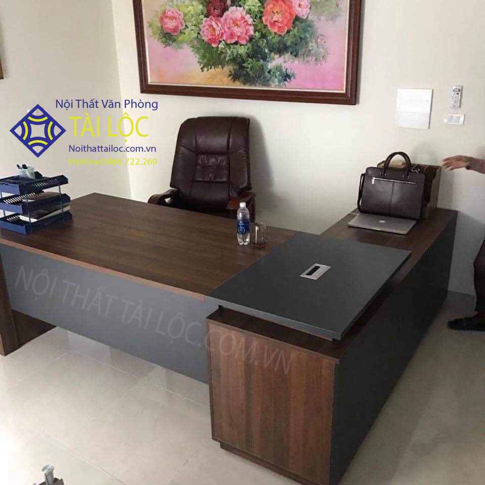 Bàn Giám Đốc Kèm Tủ Phụ - BGĐTL28