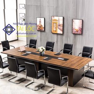 Bàn Họp Cao Cấp Chân Gỗ - BHTL19