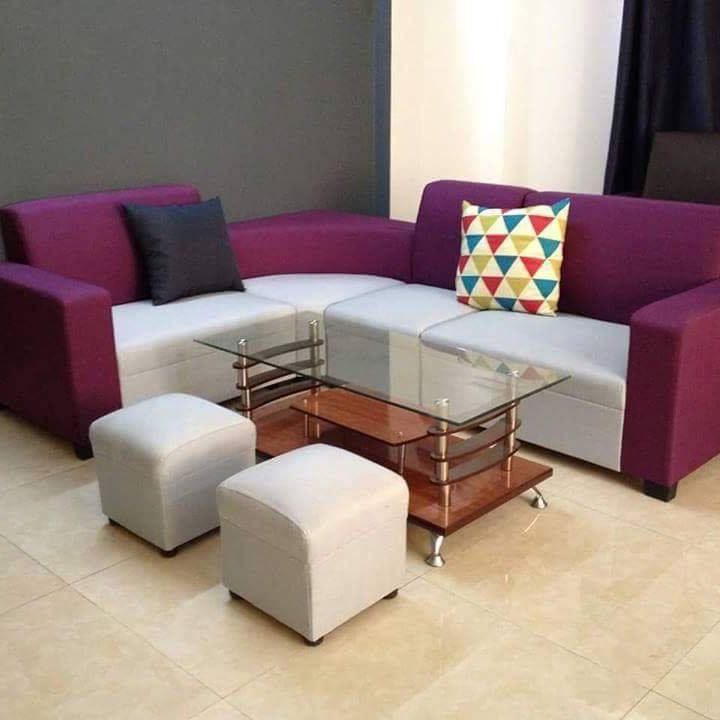 Thanh lý sofa màu mận chín